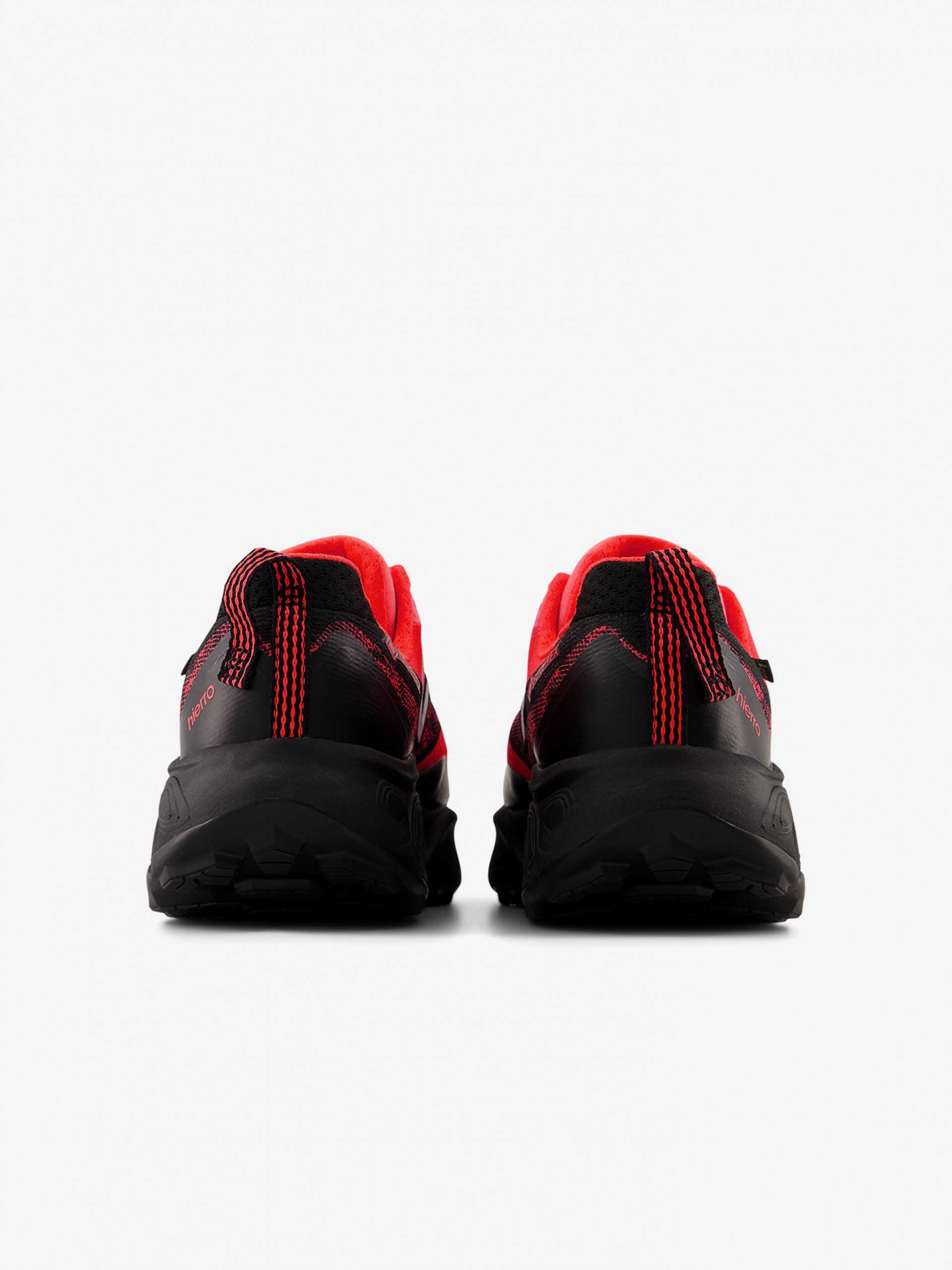 Zapatillas de Trail New Balance Fresh Foam X Hierro v9 GORE-TEX Negras y Rojas Para Hombre