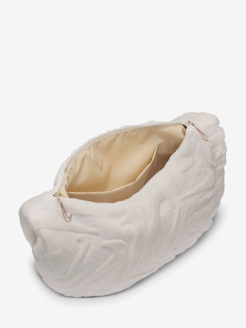 Bolso Tote Nike Sportswear de Pelo Sintético 19L Blanco Para Mujer Bolso Tote Nike Sportswear de Pelo Sintético 19L Blanco Para Mujer