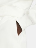 Sudadera con Cremallera Nike Sportswear Phoenix Fleece Crop Blanca Para Mujer