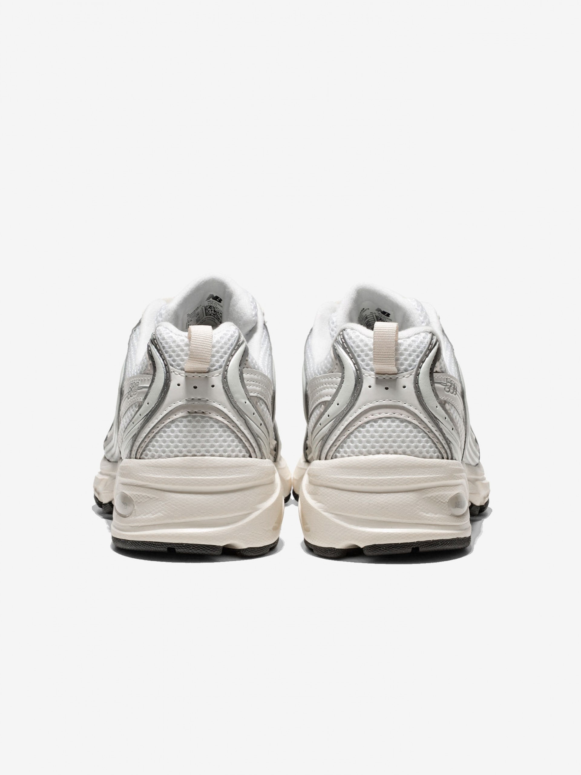 New Balance 530 V1 White and Beige Sneakers
