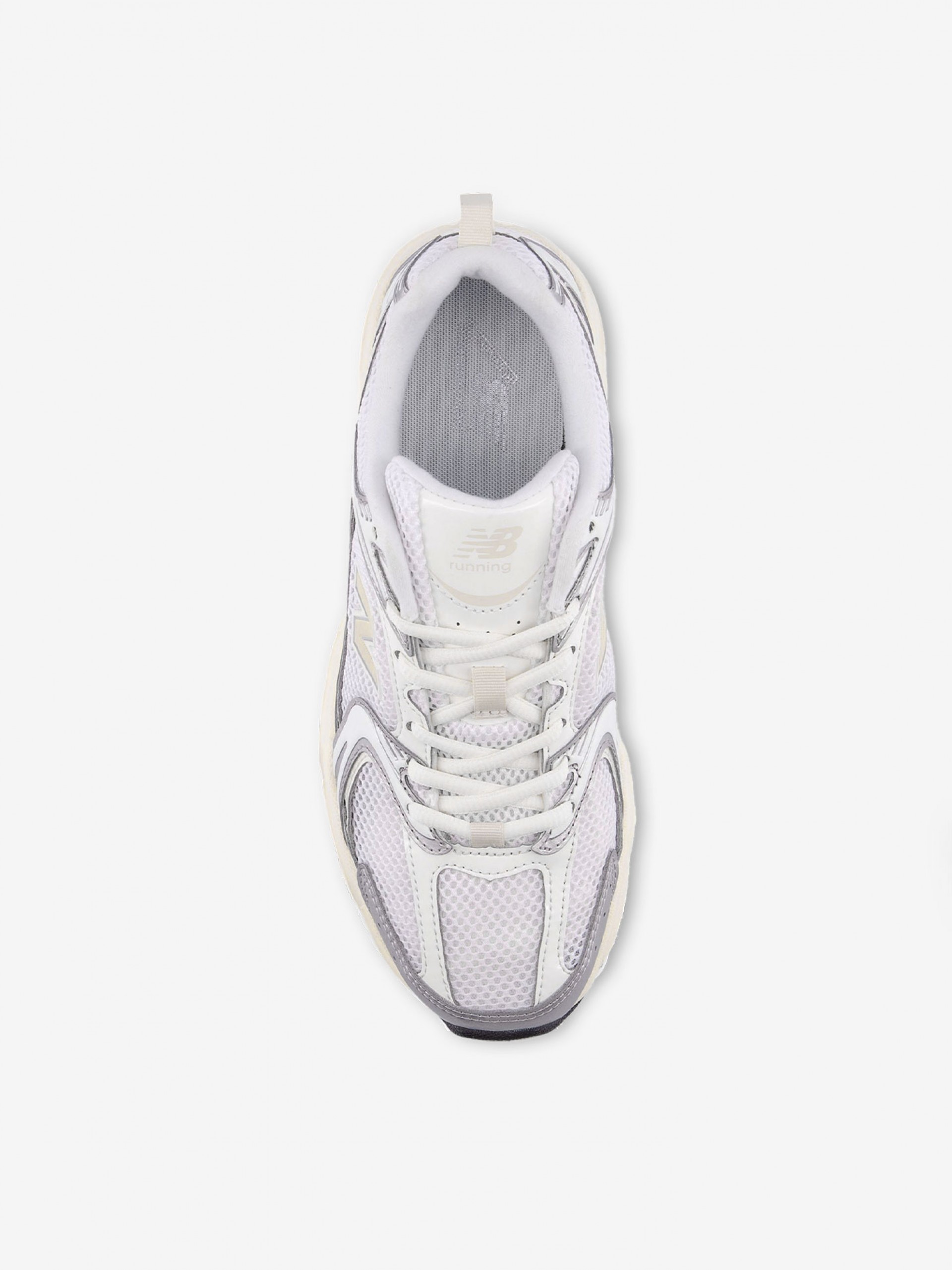 New Balance 530 V1 White and Beige Sneakers