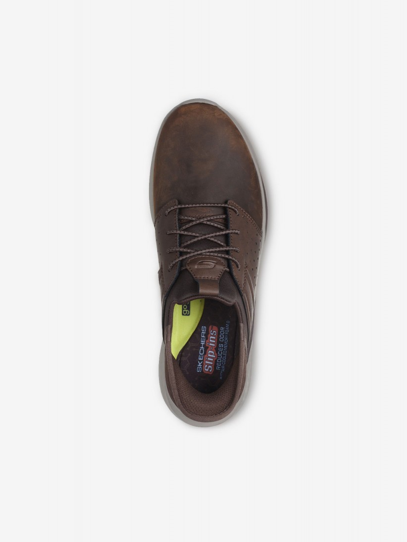 Skechers Slip-ins Relaxed Fit Slade - Macklin Brown Sneakers