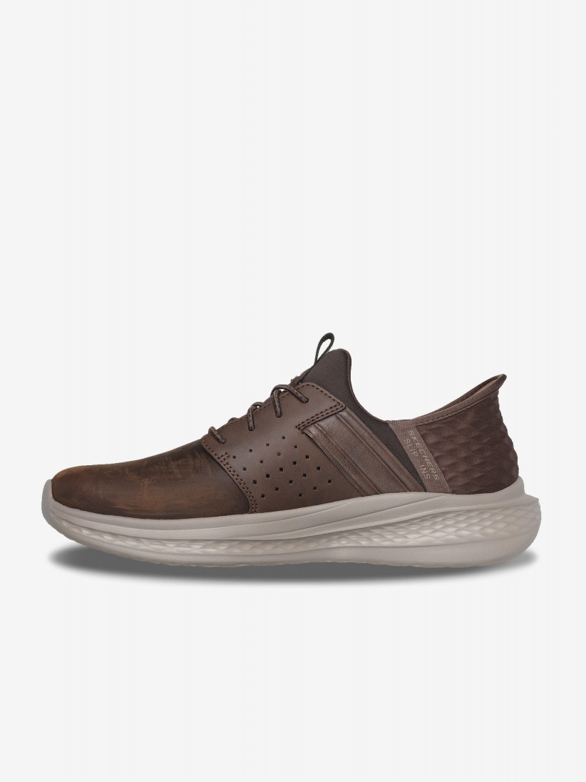 Skechers Slip-ins Relaxed Fit Slade - Macklin Brown Sneakers