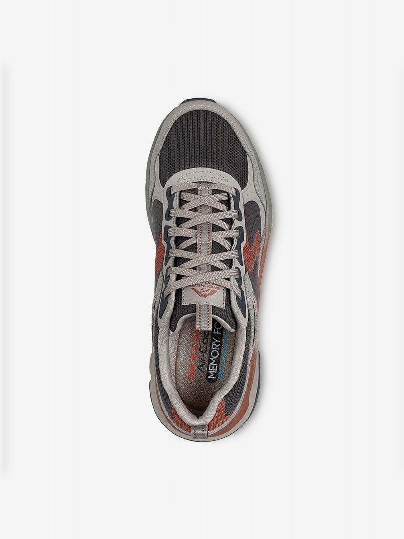 Skechers D'Lux Journey - Stylized Soul Grey Sneakers