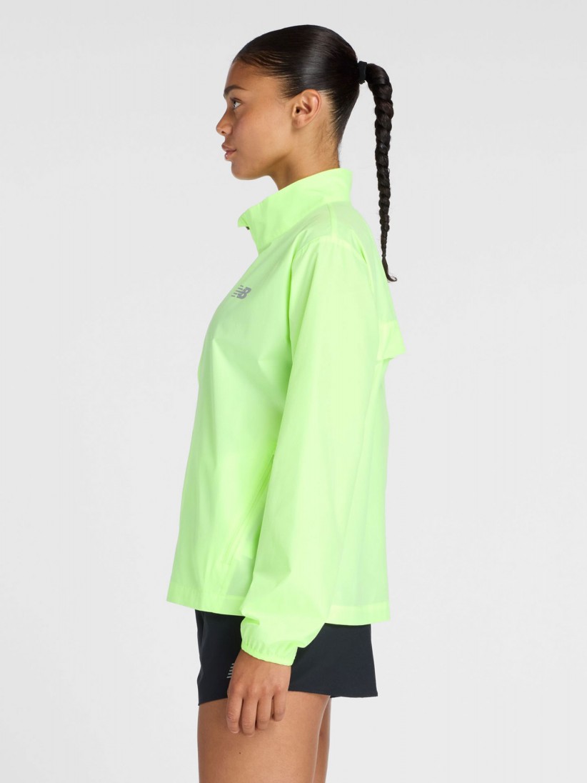 New Balance Sport Essentials Valencia Marathon Green Running Jacket New Balance Sport Essentials Valencia Marathon Green Running Jacket
