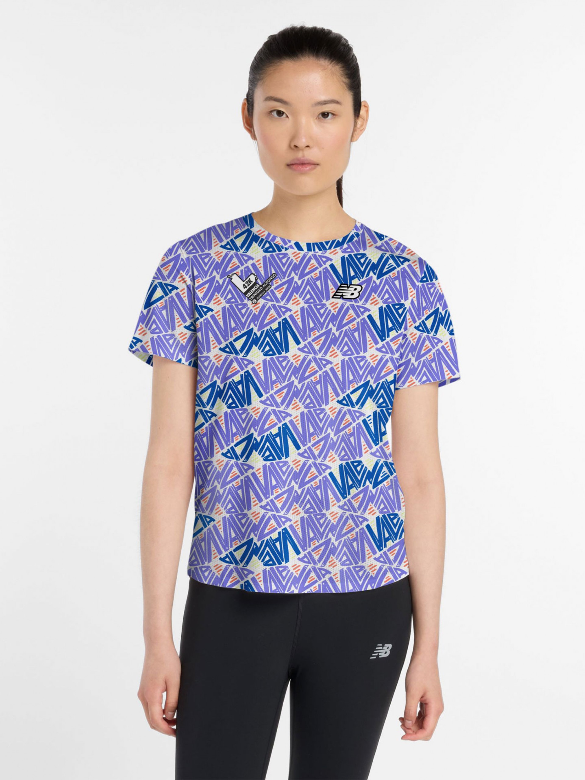 New Balance Athletics Valencia Marathon Running T-shirt