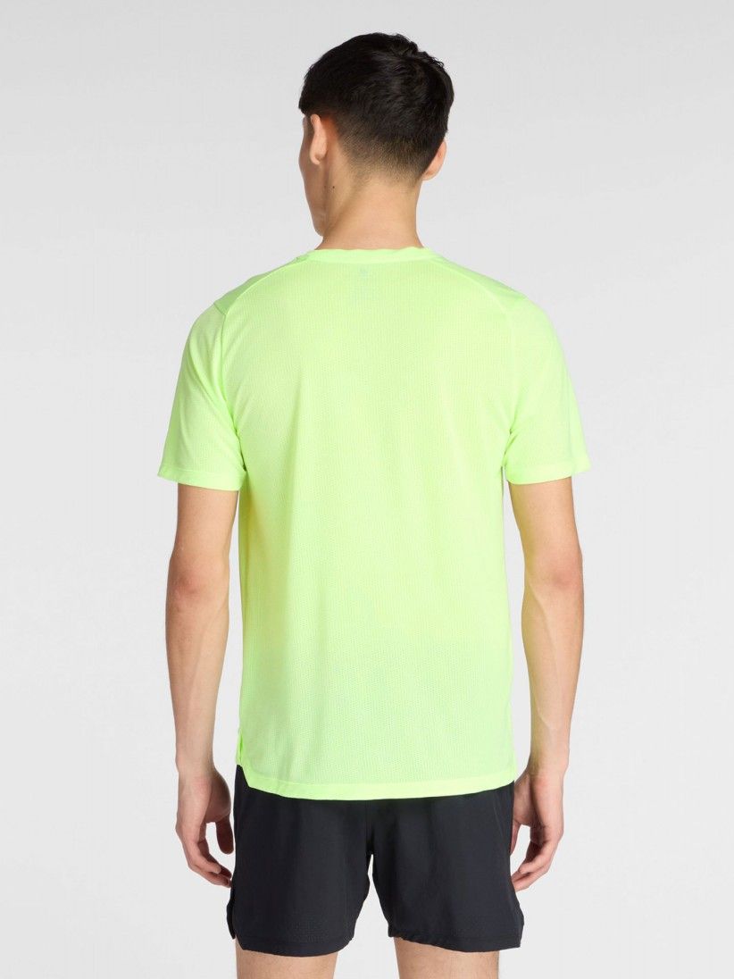 T-shirt de Running New Balance Athletics Maratona Valncia Verde