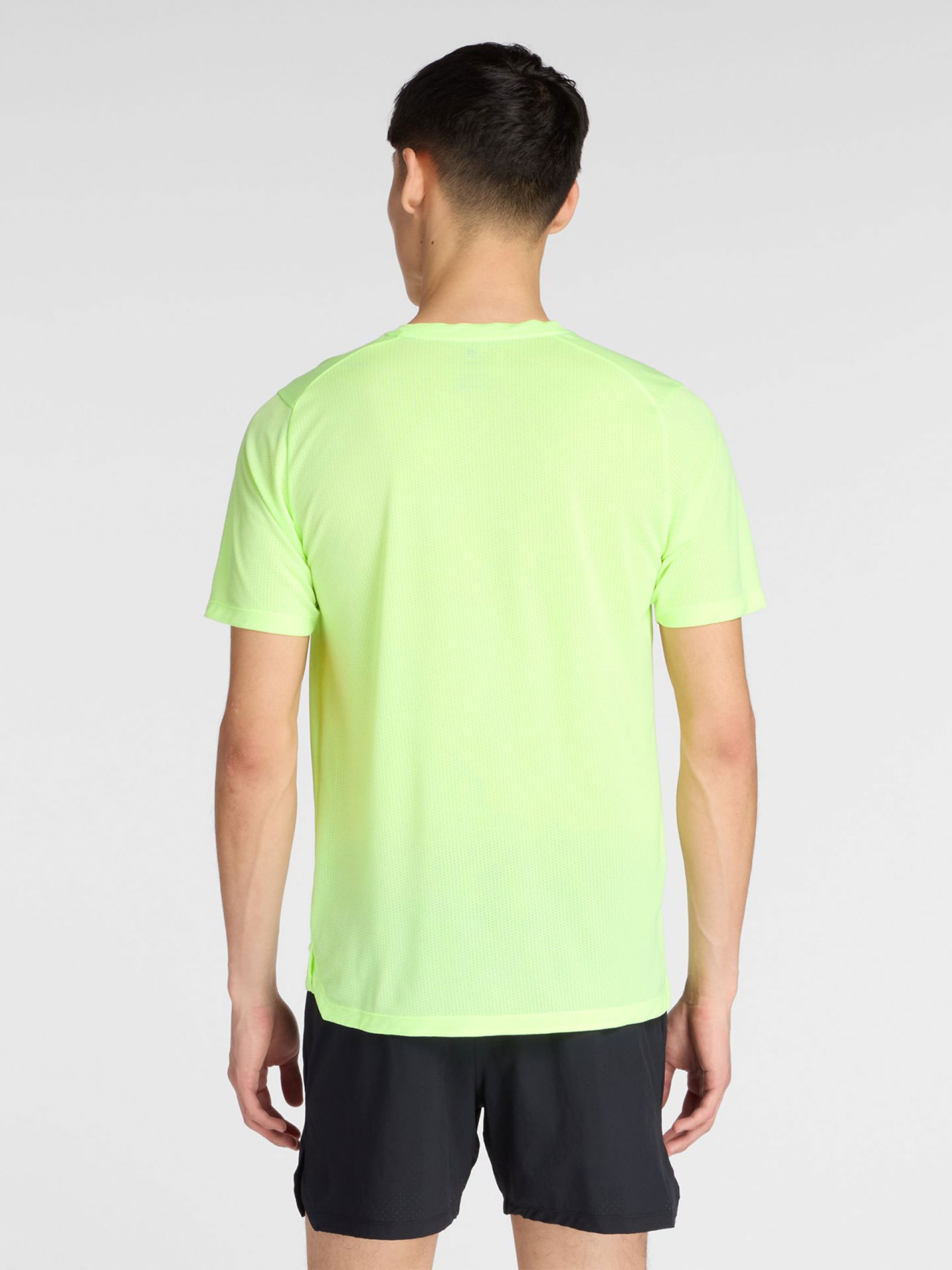 T-shirt de Running New Balance Athletics Maratona Valência Verde