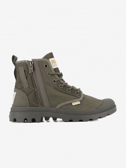 Palladium Pampa Detroit Zip Green Boots