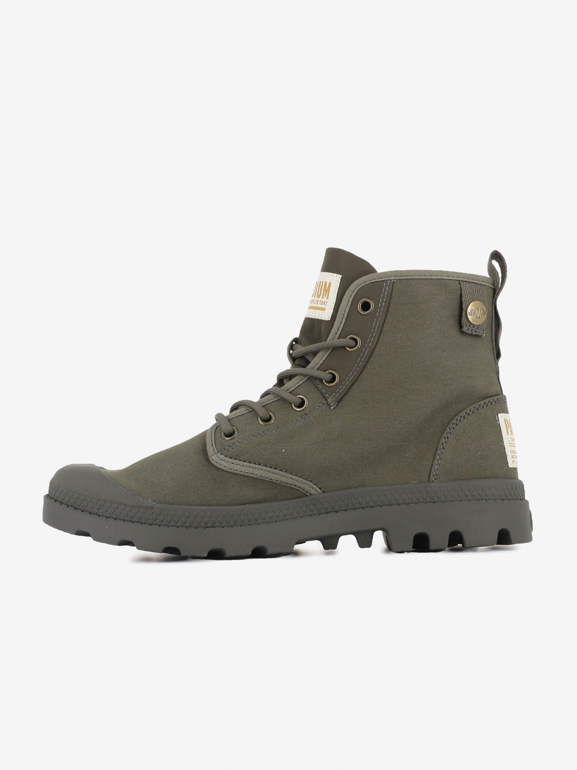 Palladium Pampa Detroit Zip Green Boots