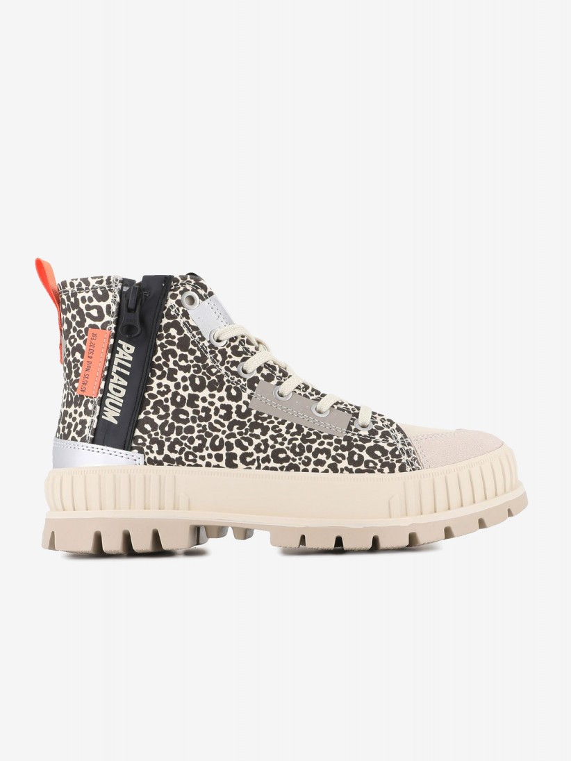Botas Palladium Pallashock Backzip 2 Padro Leopardo