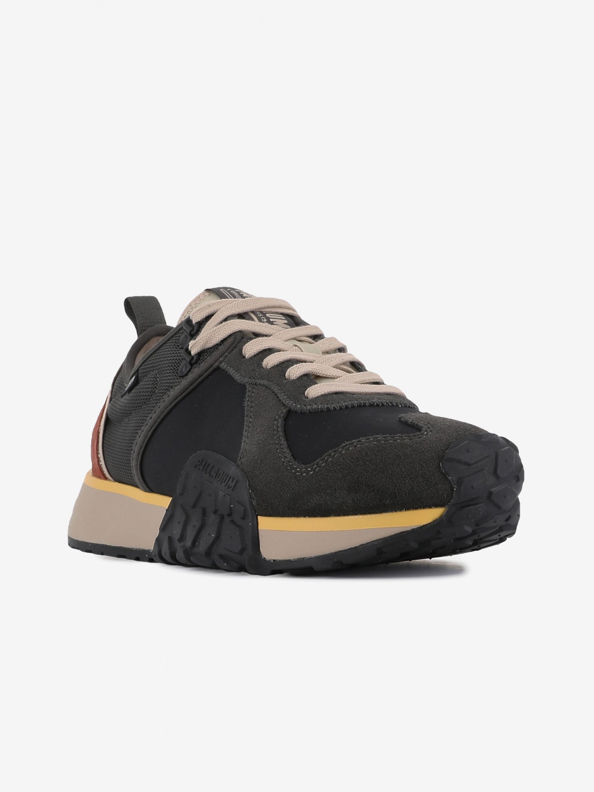 Sapatilhas Palladium Troop Runner Pretas e Cinzentas