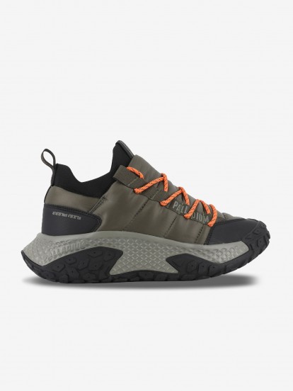 Sapatilhas Palladium Offbound Inflated Verdes e Laranja