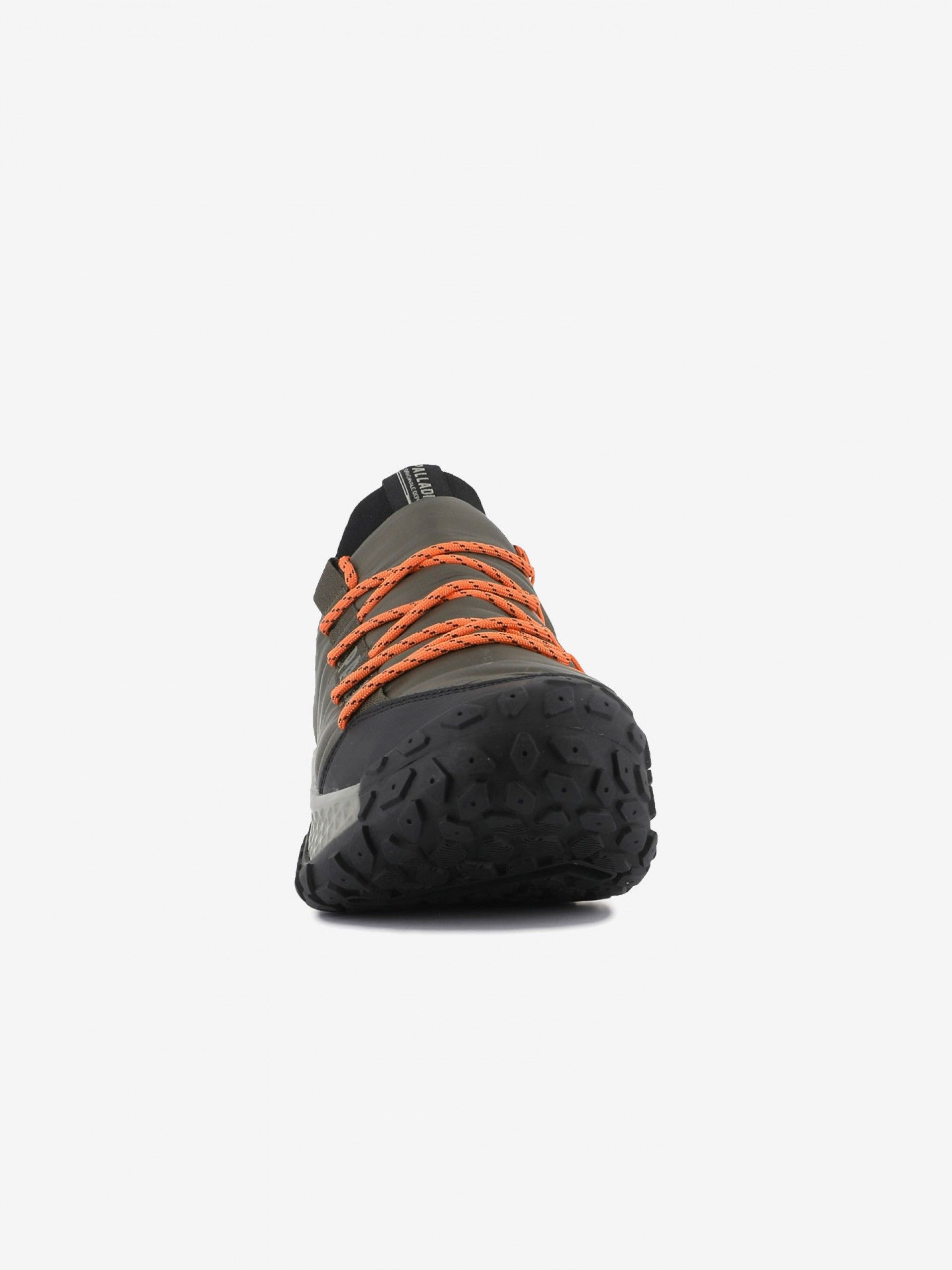 Palladium Offbound Inflated Green and Orange Sneakers