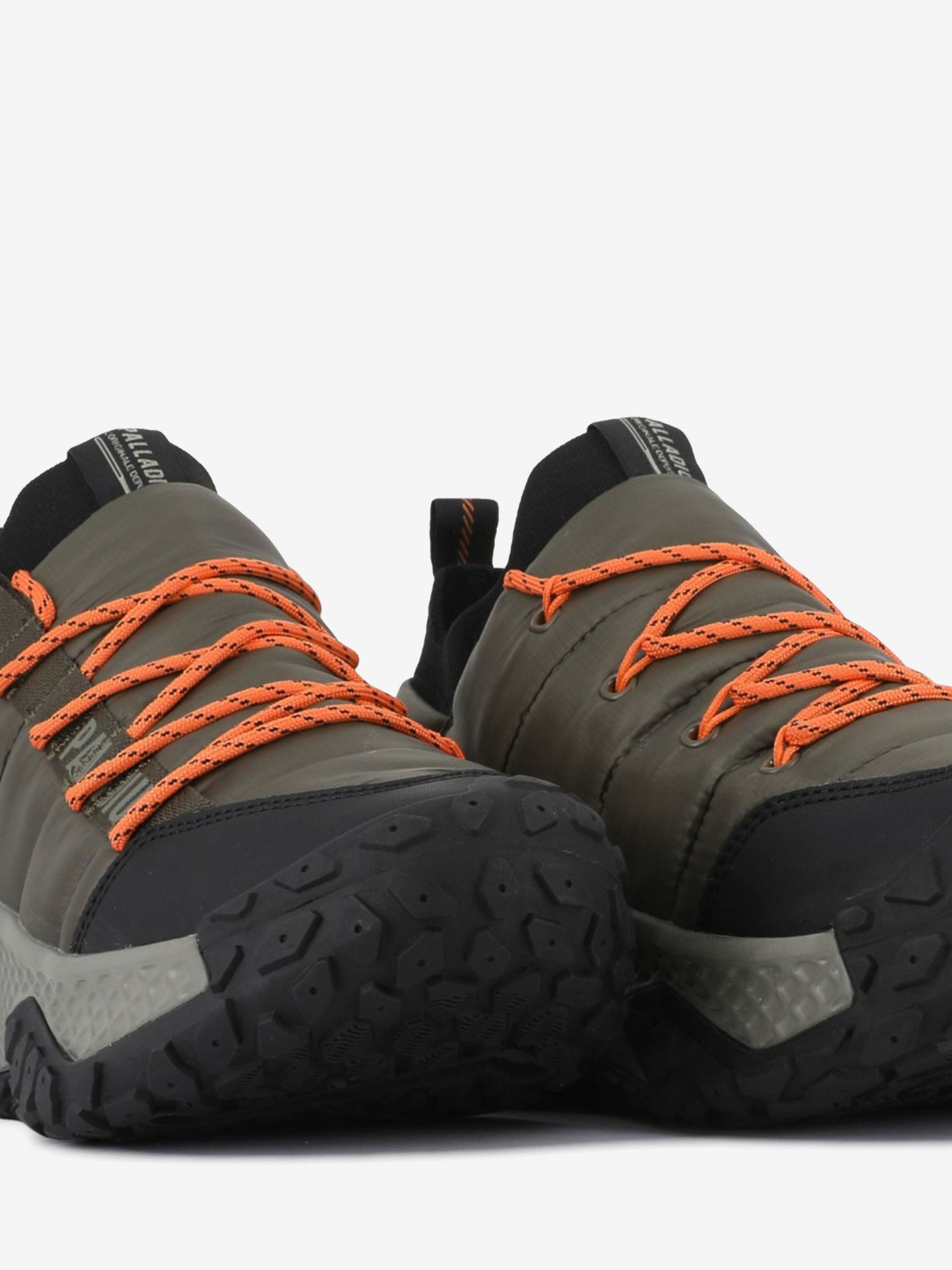 Palladium Offbound Inflated Green and Orange Sneakers