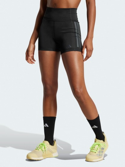 Adidas 3-Stripes Optime Black Training Shorts