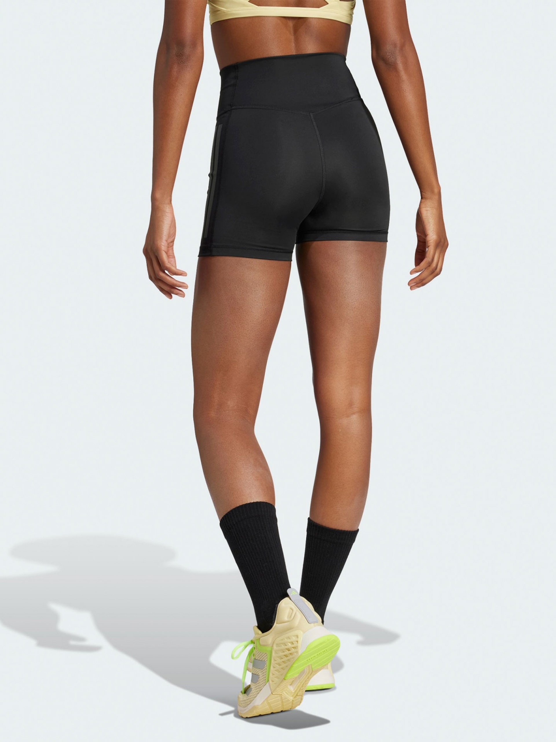 Adidas 3-Stripes Optime Black Training Shorts