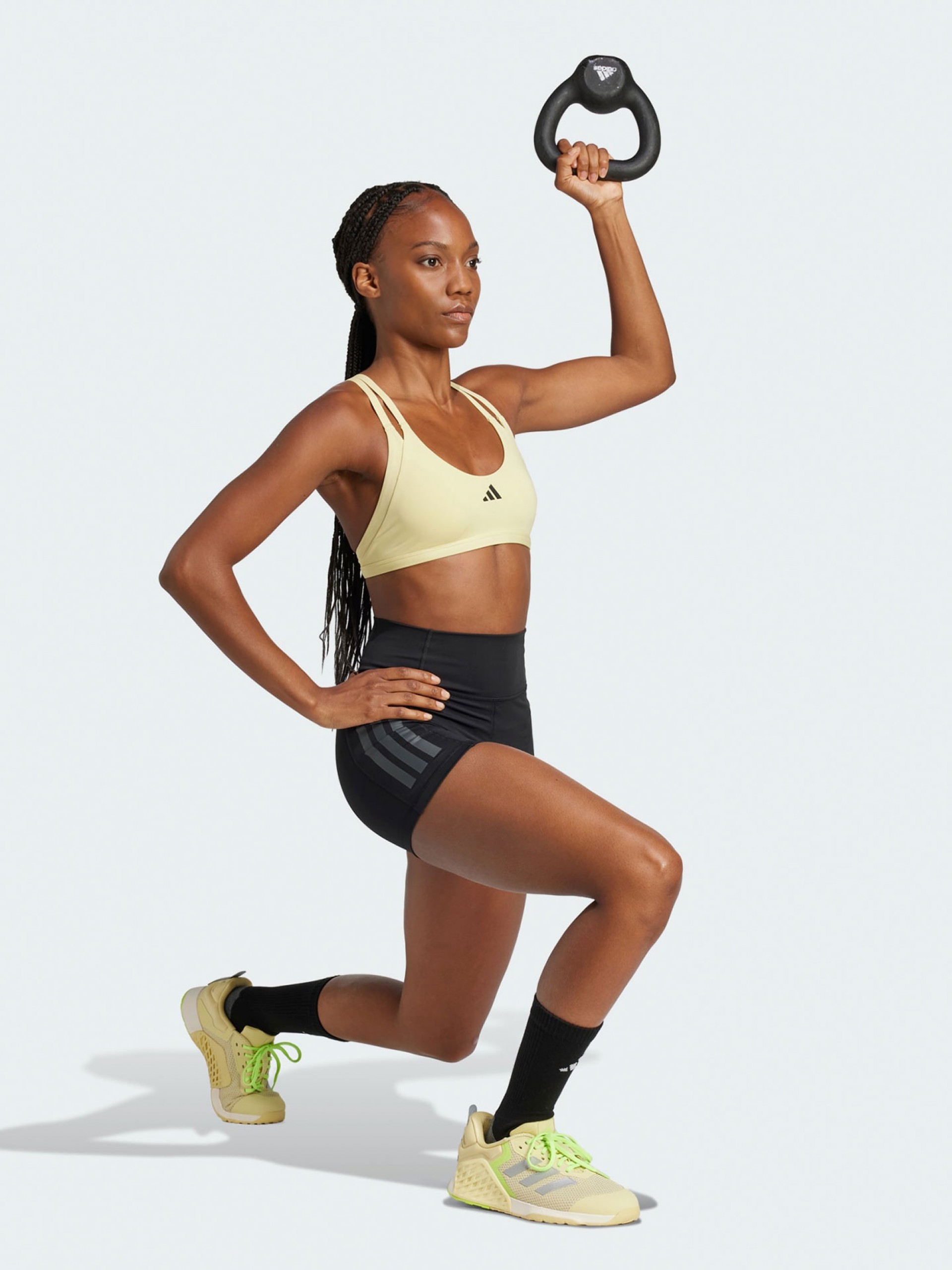 Adidas 3-Stripes Optime Black Training Shorts