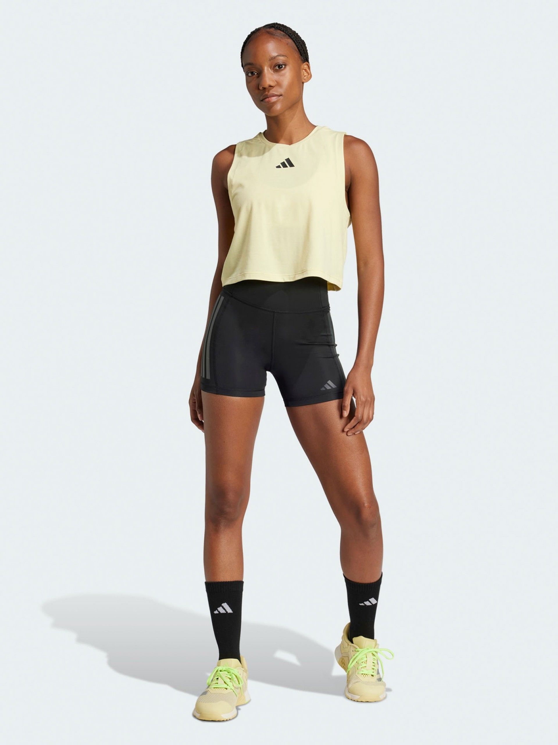 Adidas 3-Stripes Optime Black Training Shorts