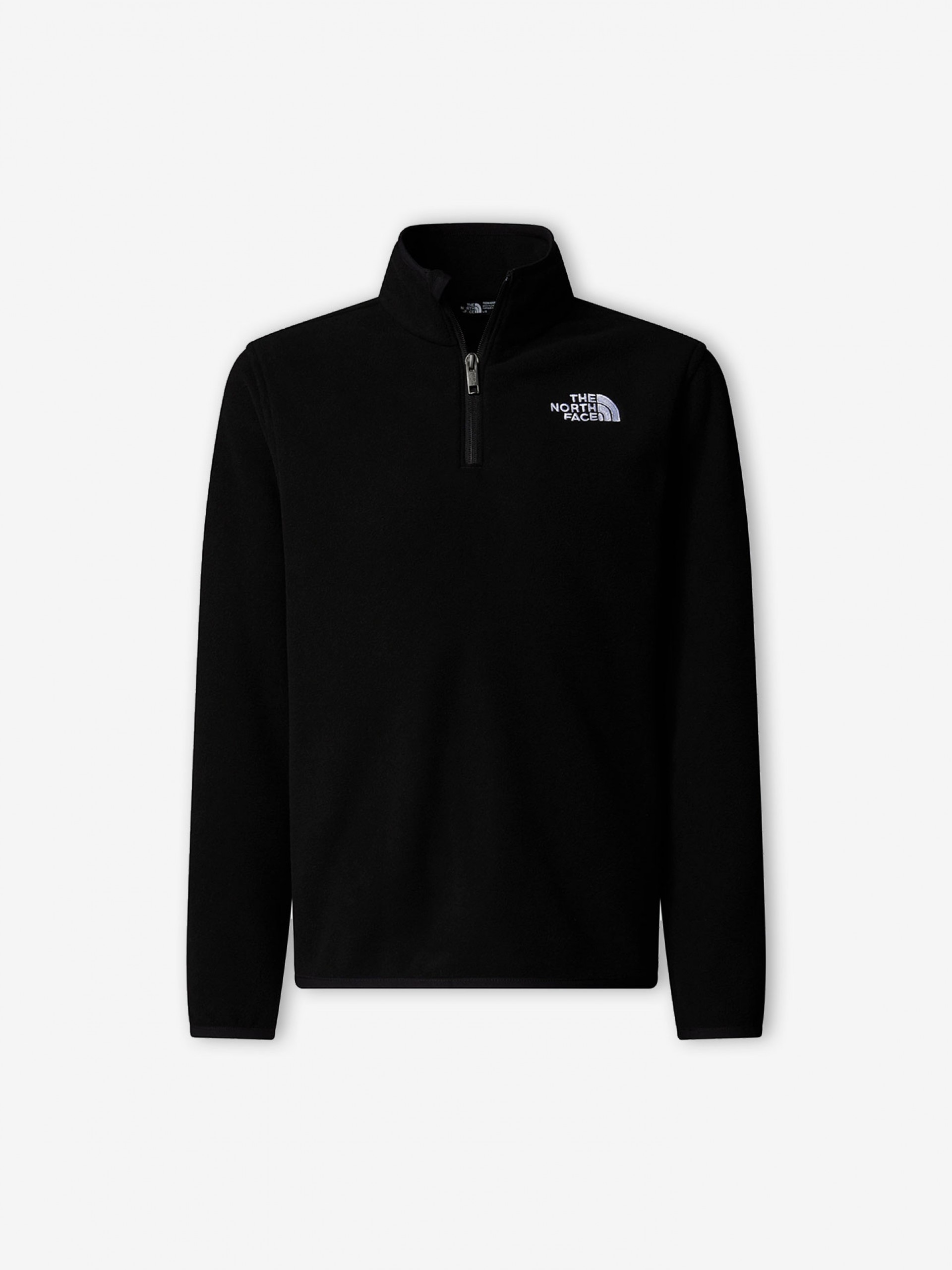 Sudadera con Cremallera The North Face Teen Glacier Polar Negra Kids