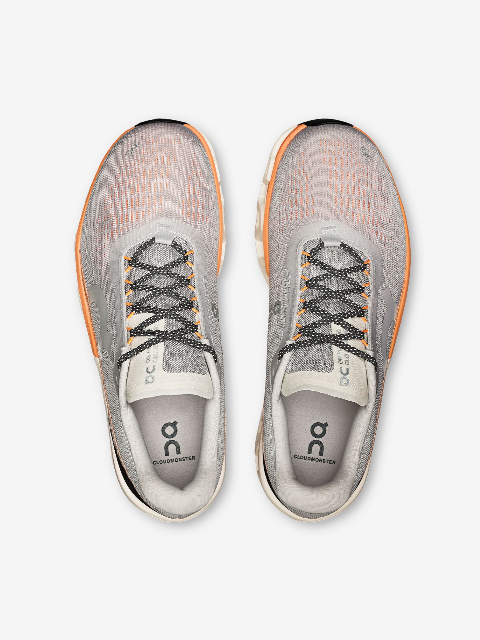 Sapatilhas de Running On Running Cloudmonster 2 Cinzentas e Laranja