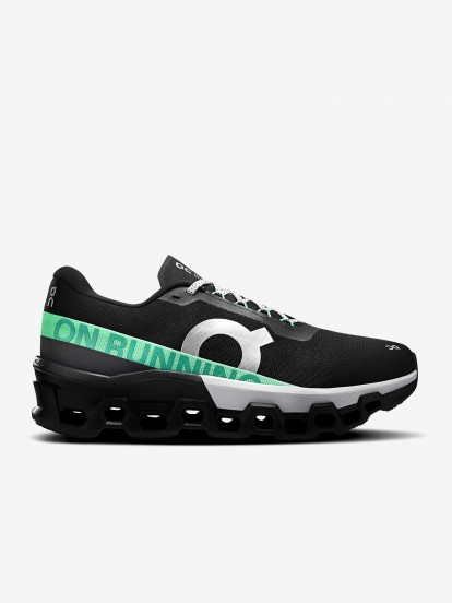 Sapatilhas de Running On Running Cloudmonster 2 Pretas e Verdes