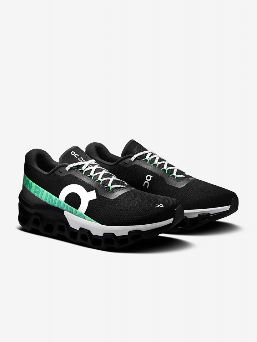 Sapatilhas de Running On Running Cloudmonster 2 Pretas e Verdes