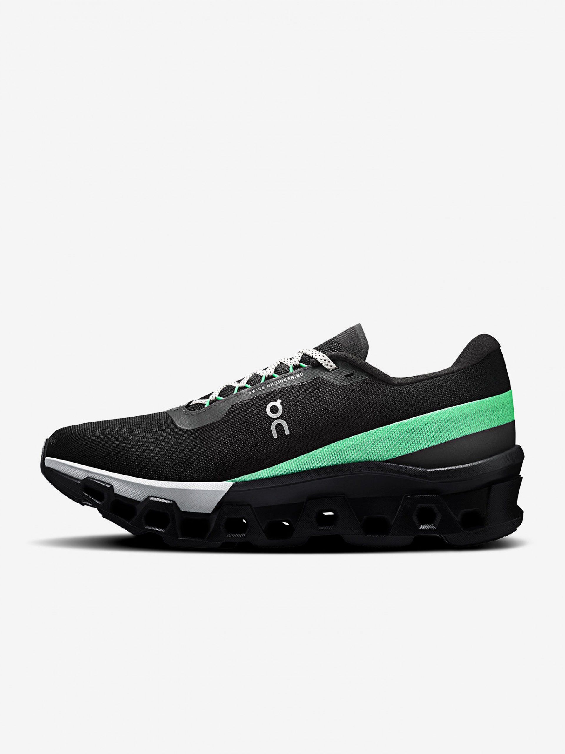 Zapatillas de Running On Running Cloudmonster 2 Negras y Verdes