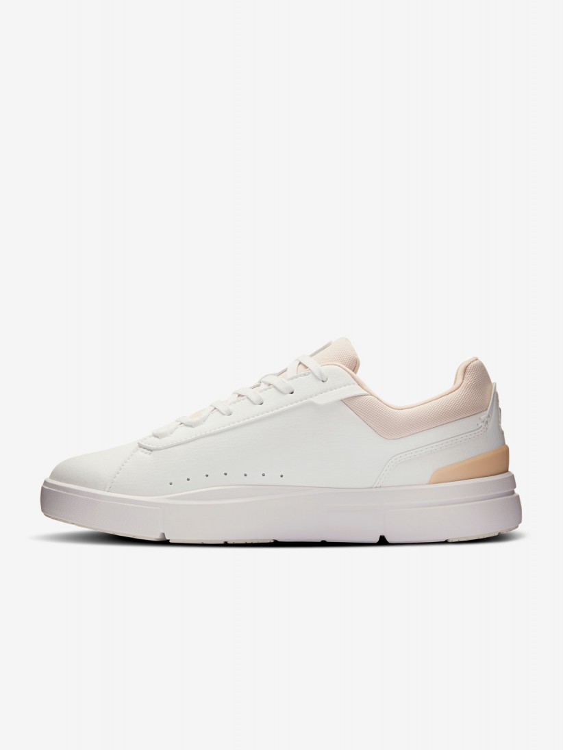 On Running The Roger Advantage White and Pink W Sneakers On Running The Roger Advantage White and Pink W Sneakers