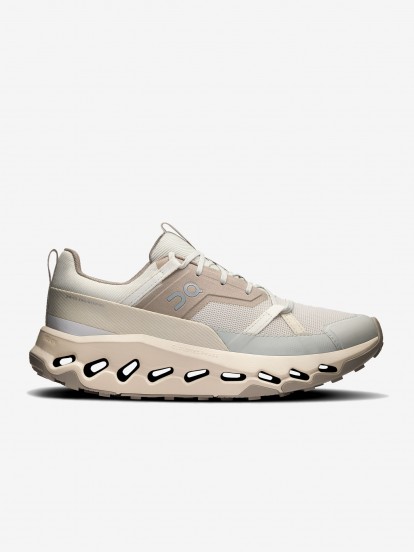 On Running Cloudhorizon Beige and Grey W Sneakers