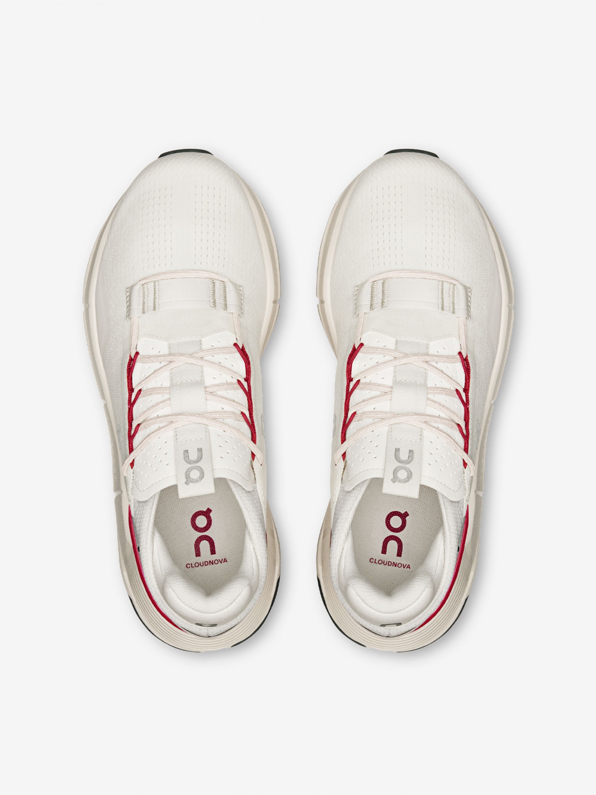 On Running Cloudnova 2 Beige and Pink W Sneakers