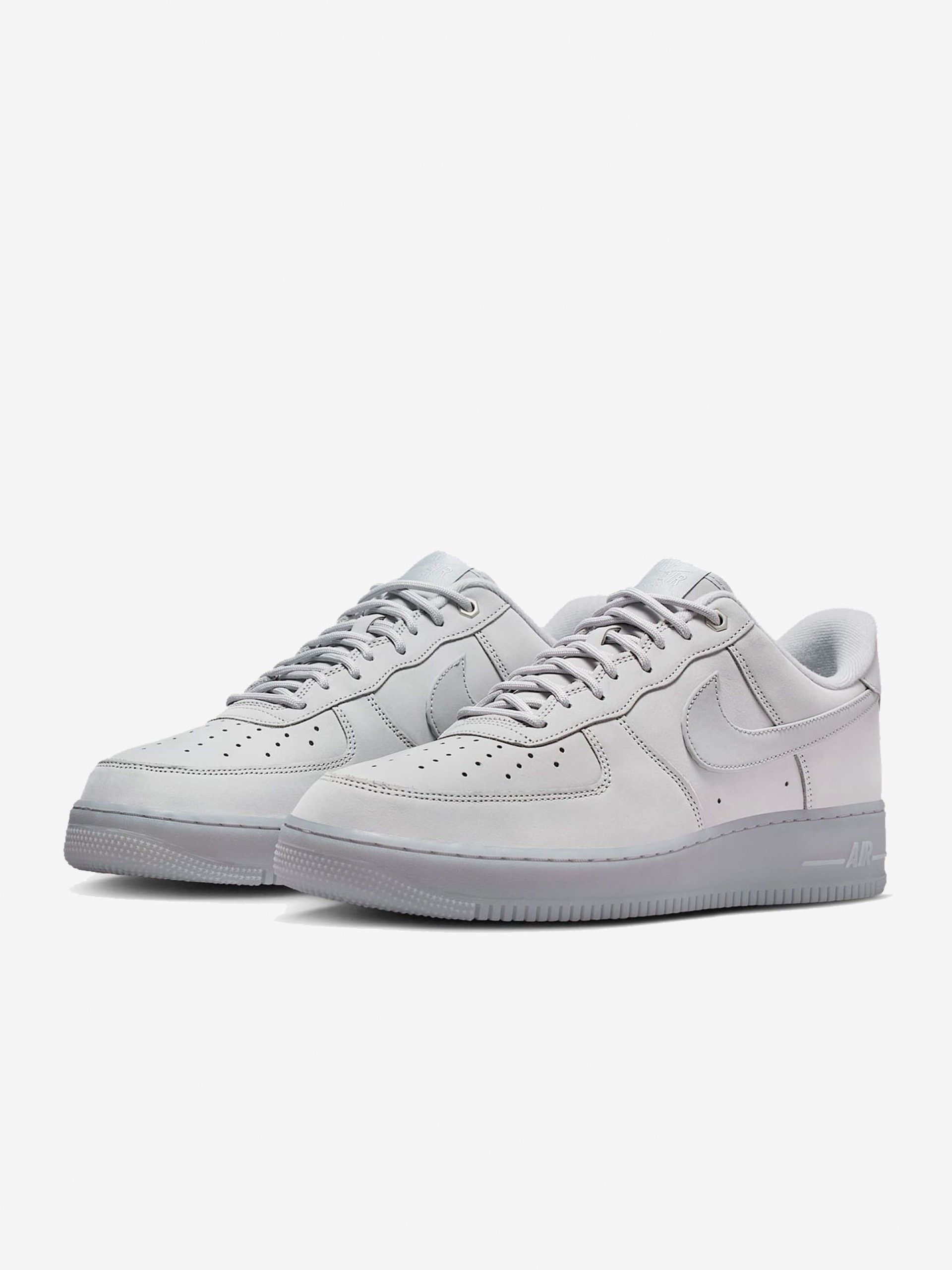 Nike Air Force 1 07 WB Grey Sneakers For Men