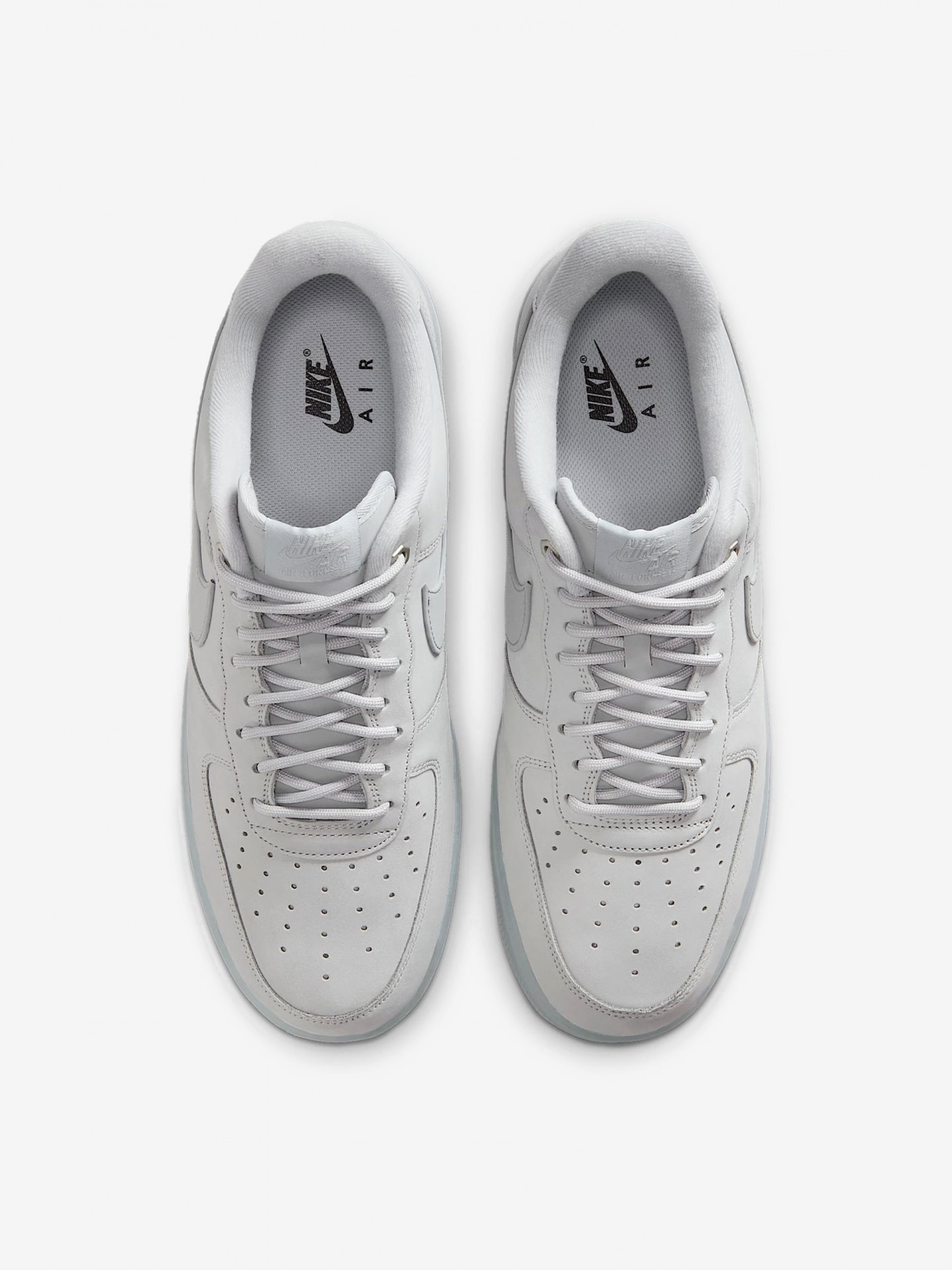 Nike Air Force 1 07 WB Grey Sneakers For Men