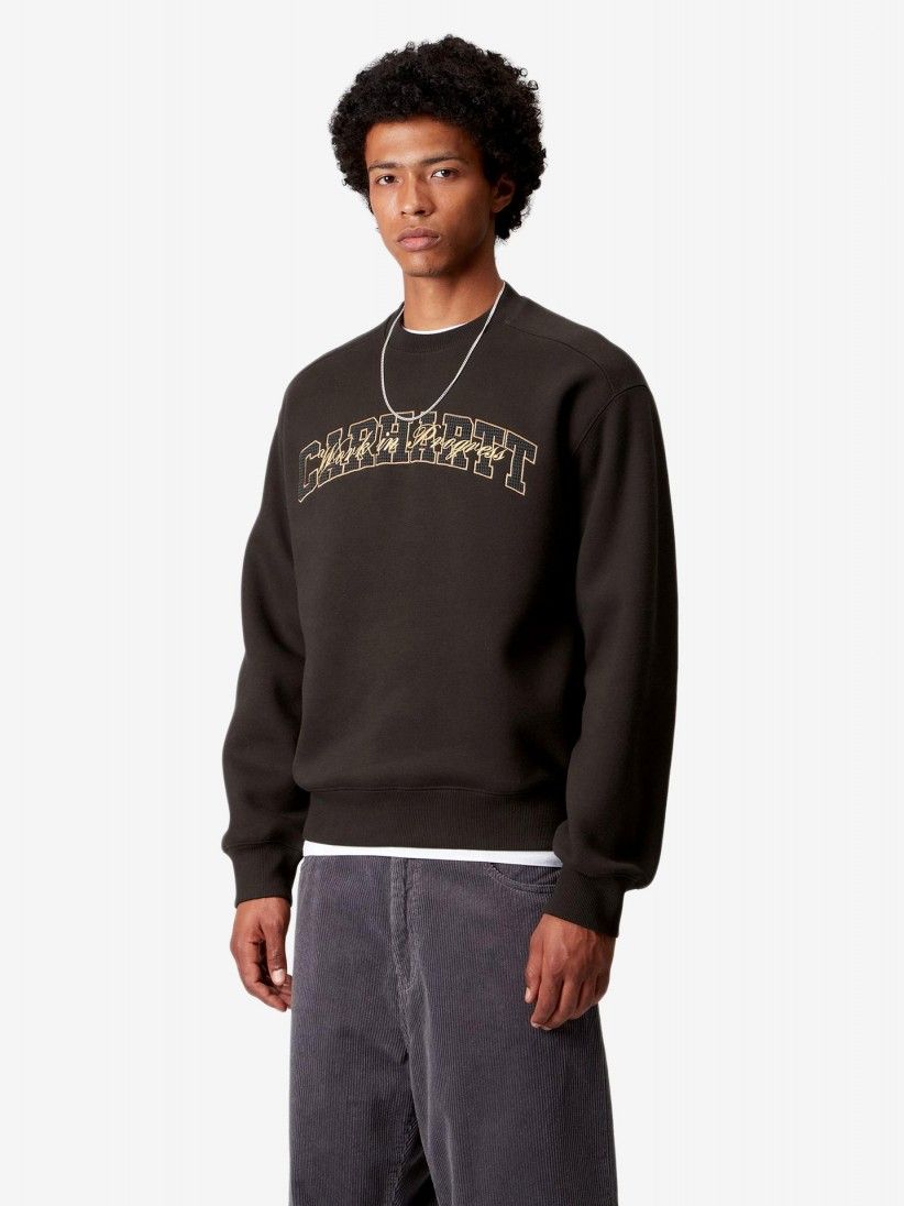 Sudadera Carhartt WIP Big School Marrn