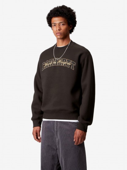 Sudadera Carhartt WIP Big School Marrn