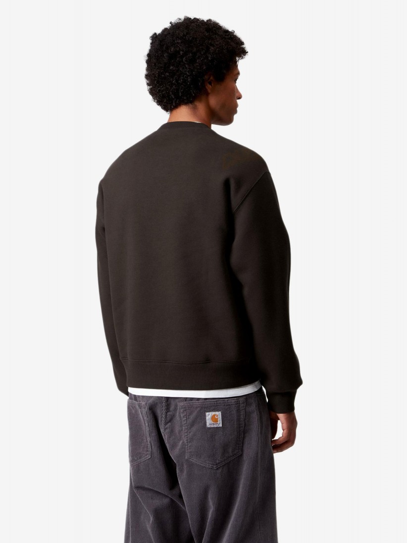 Sudadera Carhartt WIP Big School Marrn