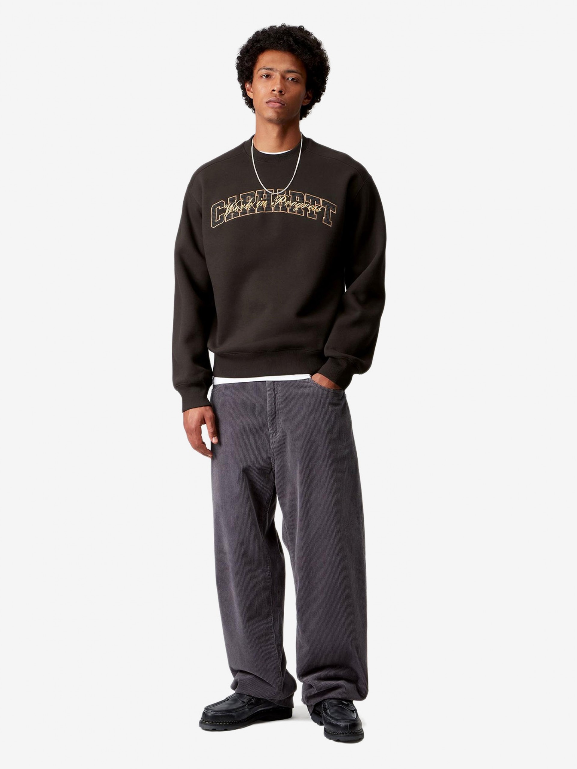 Camisola Carhartt WIP Big School Castanha