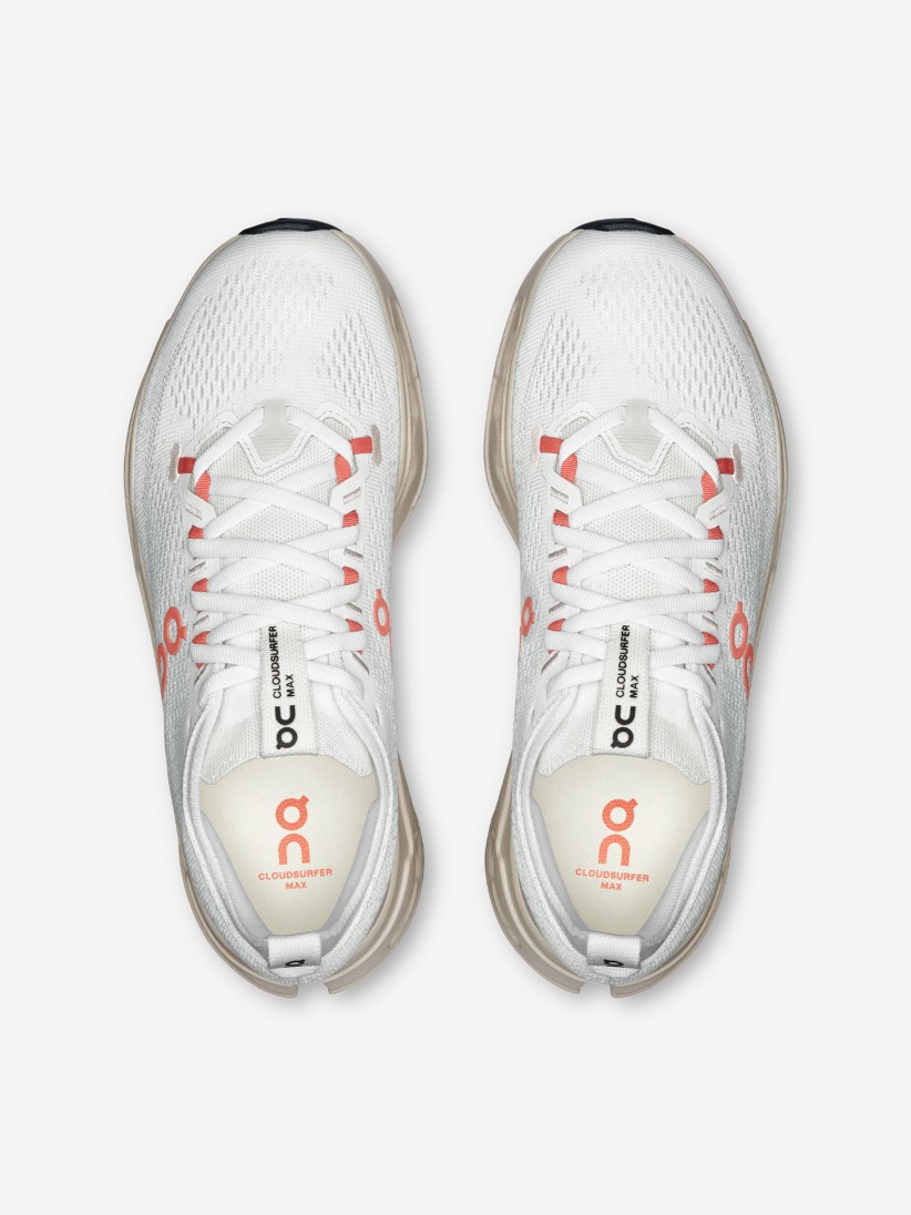 Sapatilhas de Running On Running Cloudsurfer Max Brancas e Salmo W