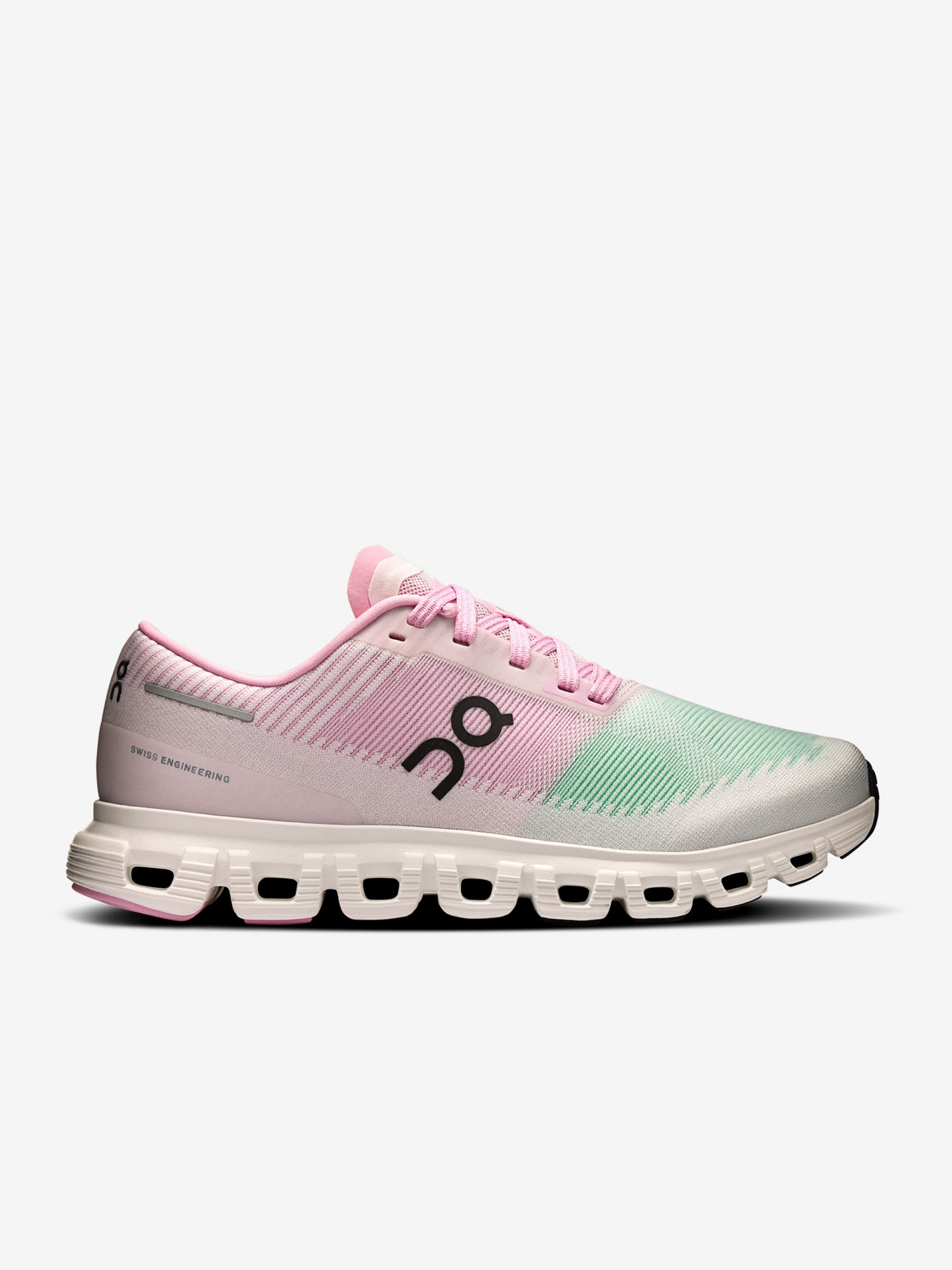 Zapatillas On Running Cloud 6 Push Rosa y Verdes W