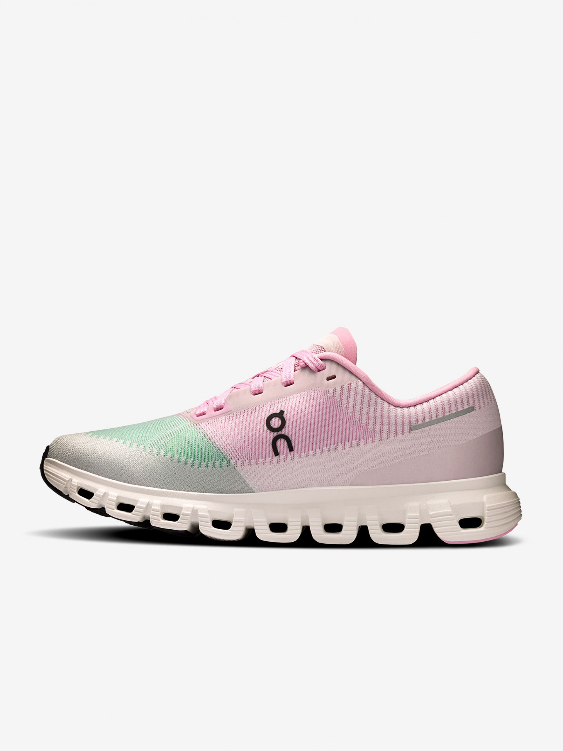 On Running Cloud 6 Push Pink and Green W Sneakers