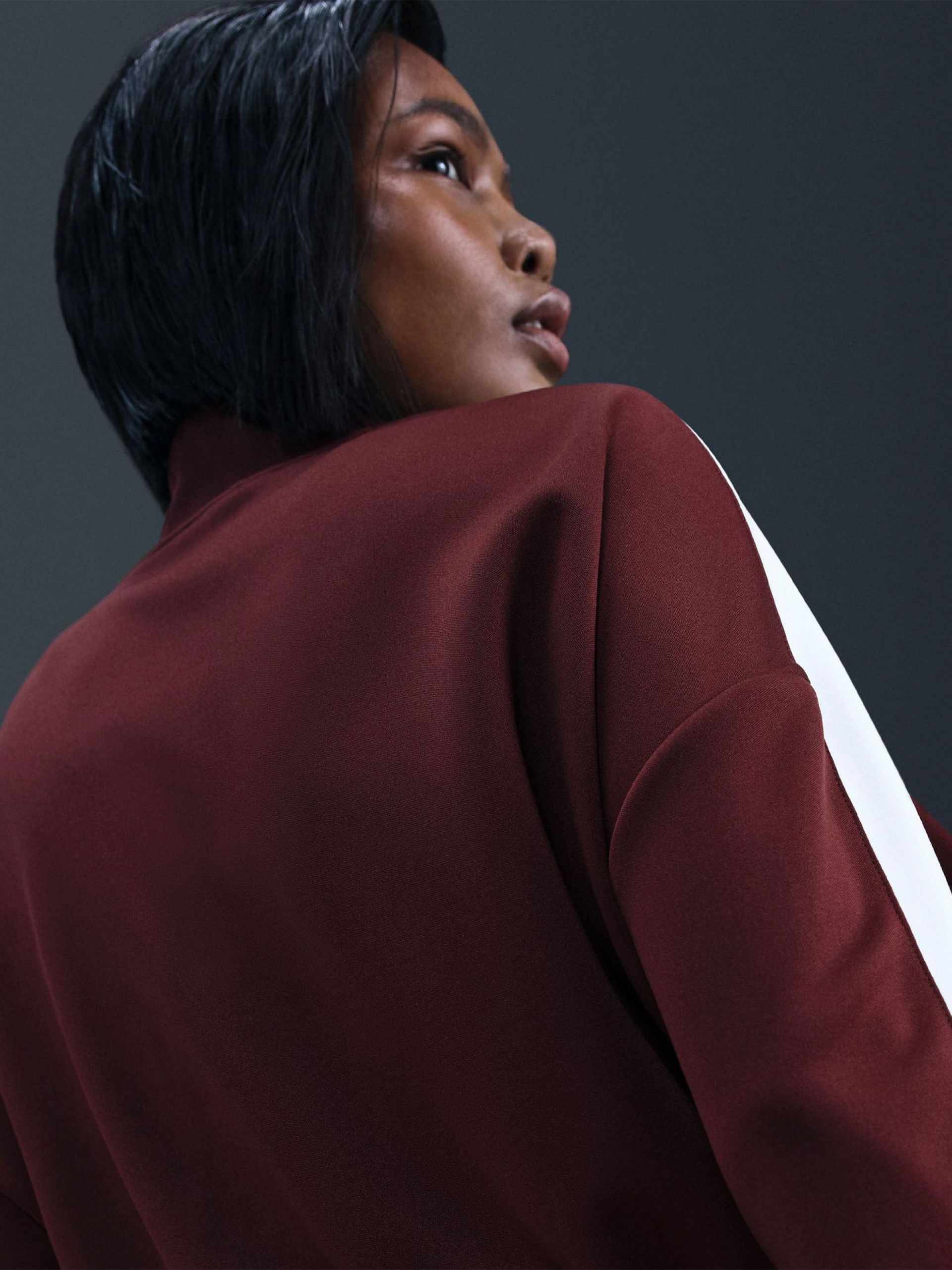 Nike Sportswear Track Burgundy Jacket For Women
