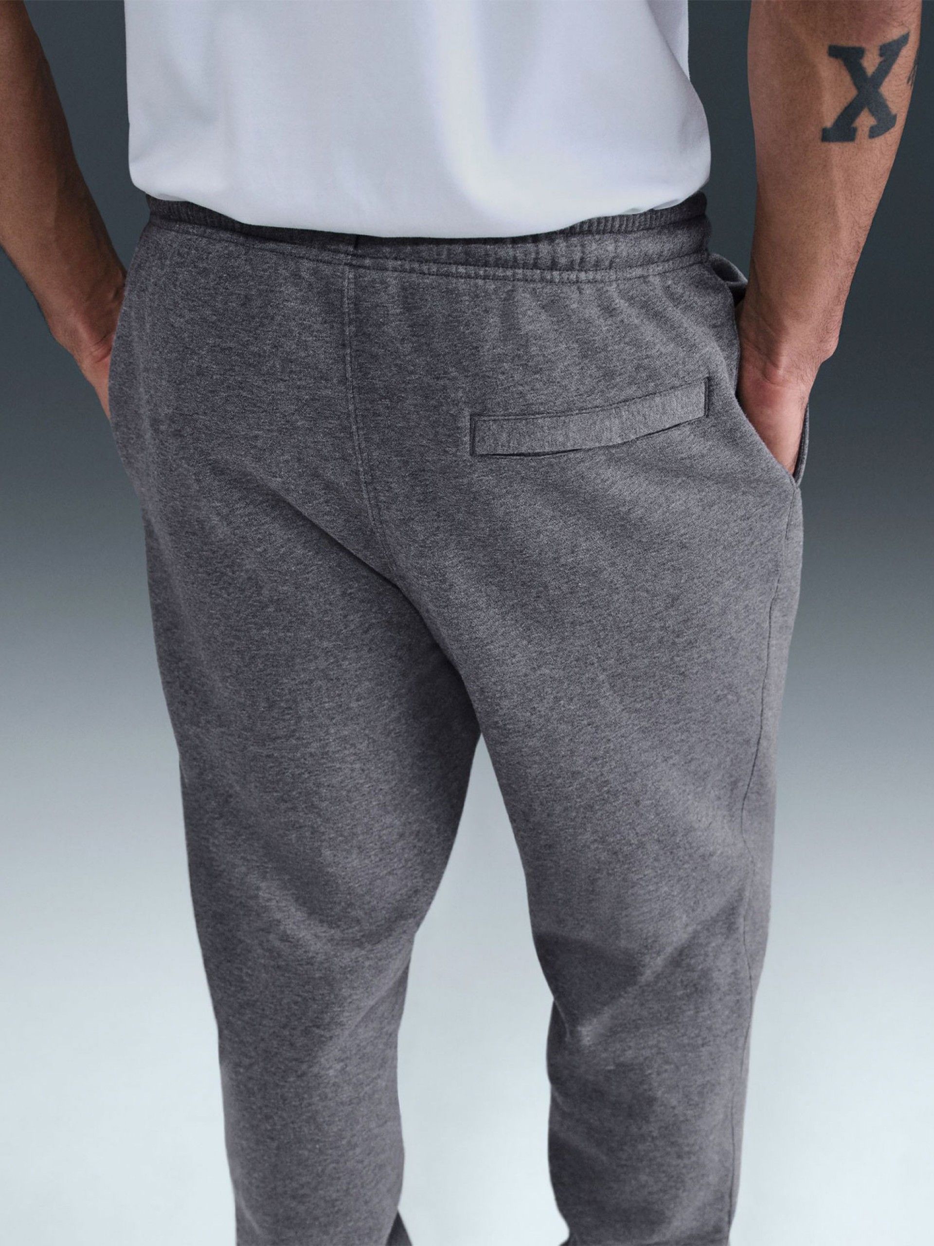 Nike Club Joggers Grey Trousers For Men