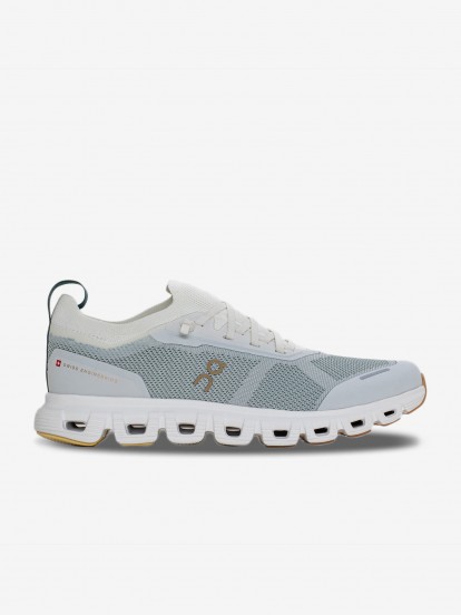 On Running Cloud 6 Versa Green and Beige Sneakers