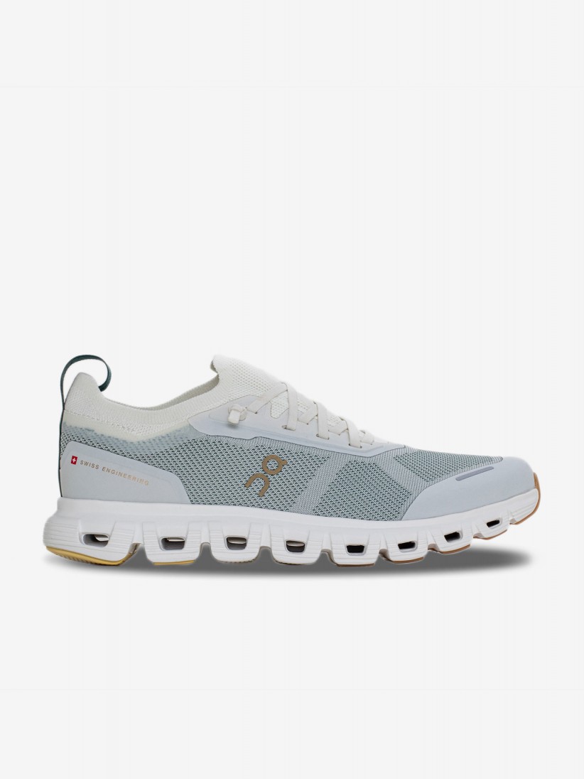 On Running Cloud 6 Versa Green and Beige Sneakers