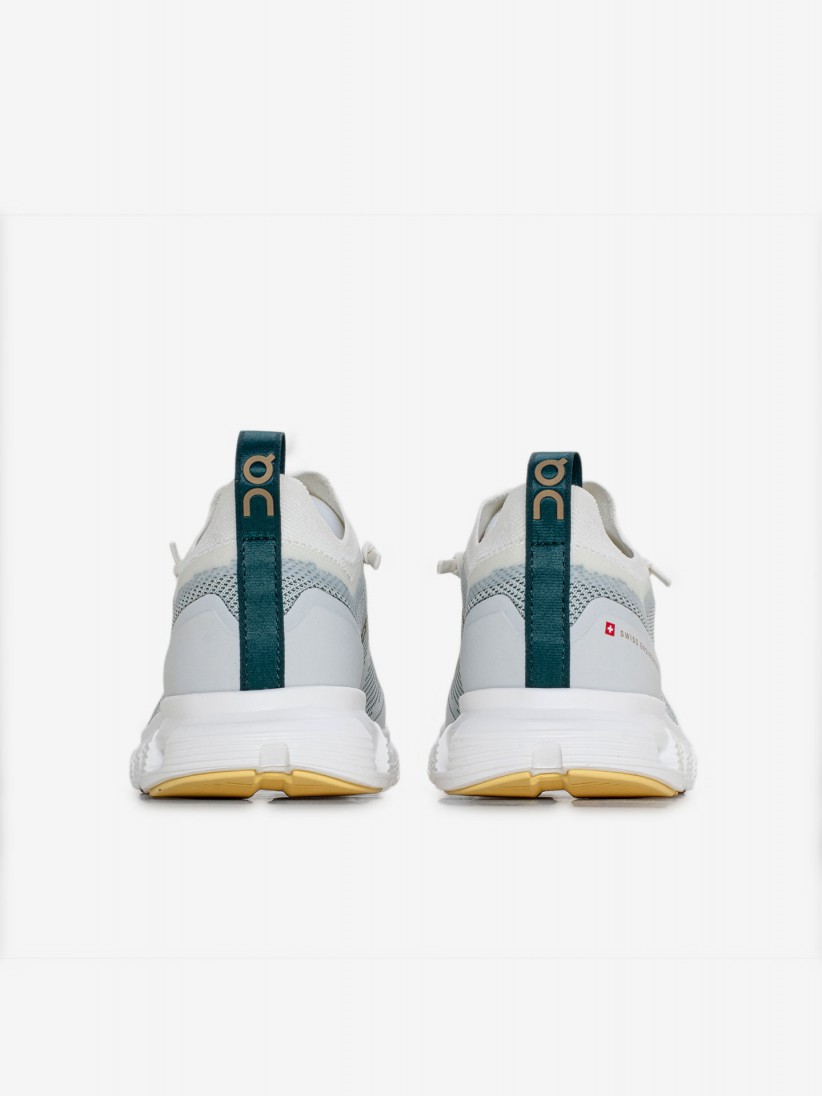 On Running Cloud 6 Versa Green and Beige Sneakers