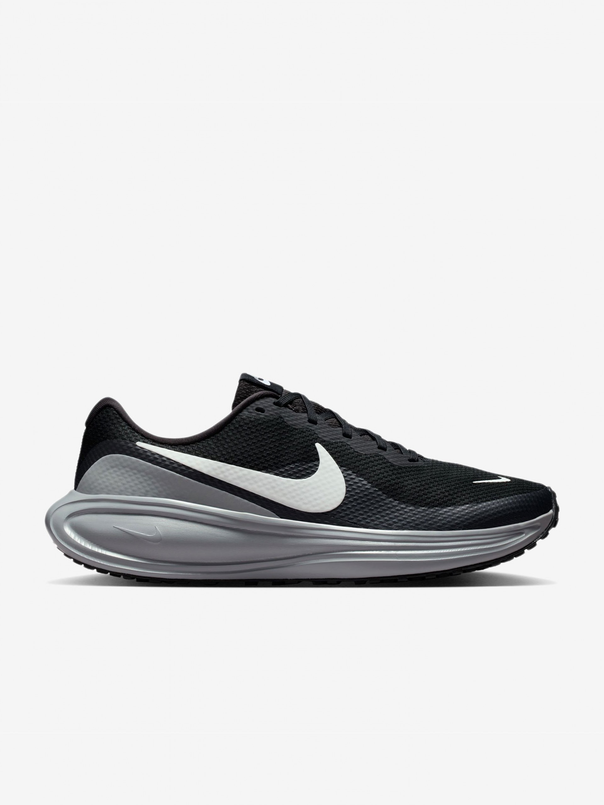 Nike Revolution 8 Black and Grey Running Trainers For Men