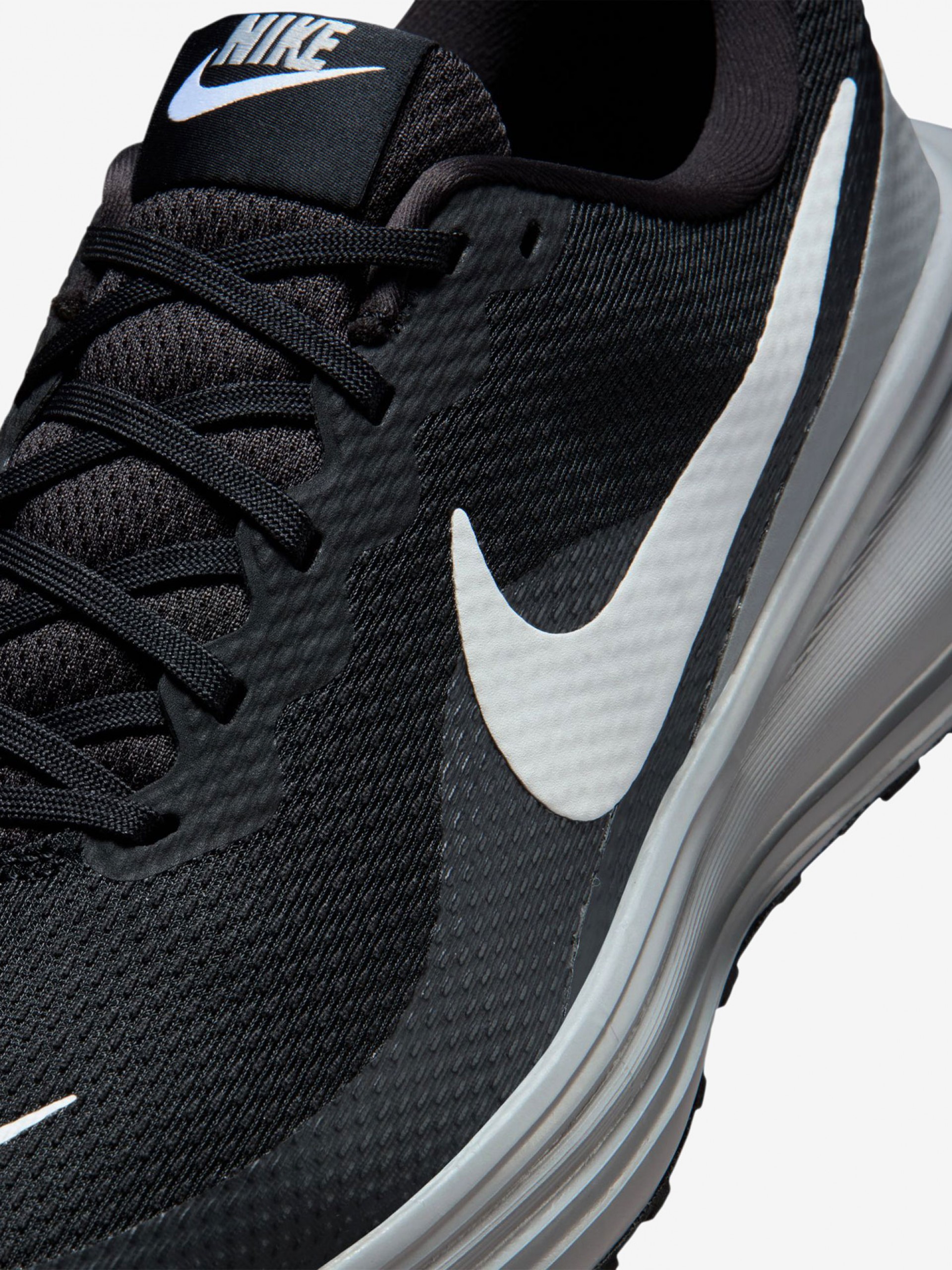 Nike Revolution 8 Black and Grey Running Trainers For Men