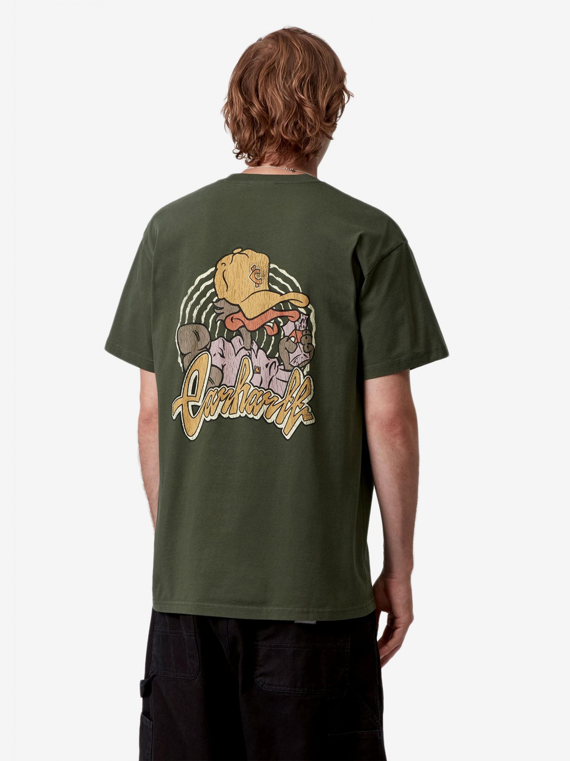 T-shirt Carhartt WIP Chedda Verde