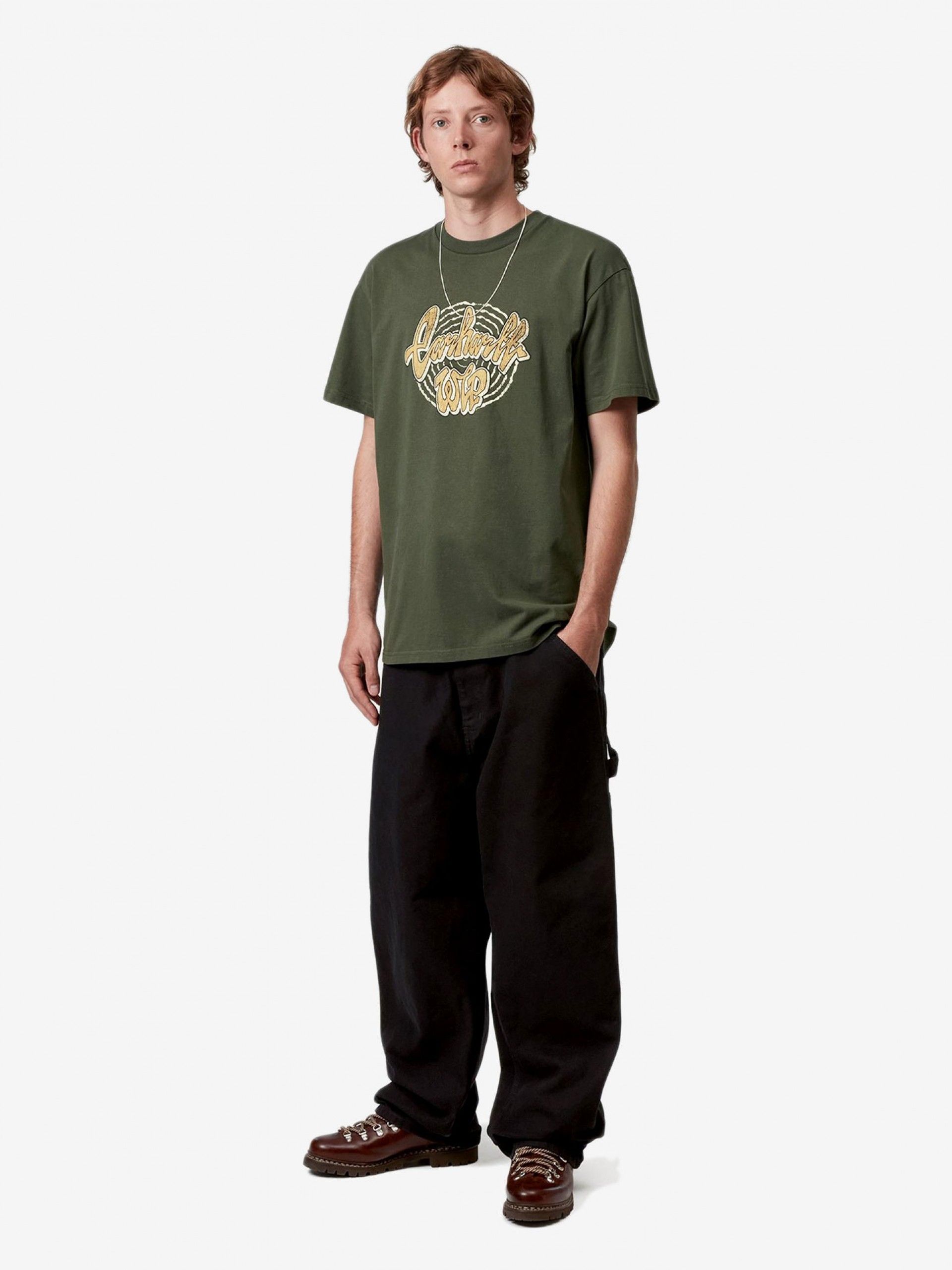T-shirt Carhartt WIP Chedda Verde