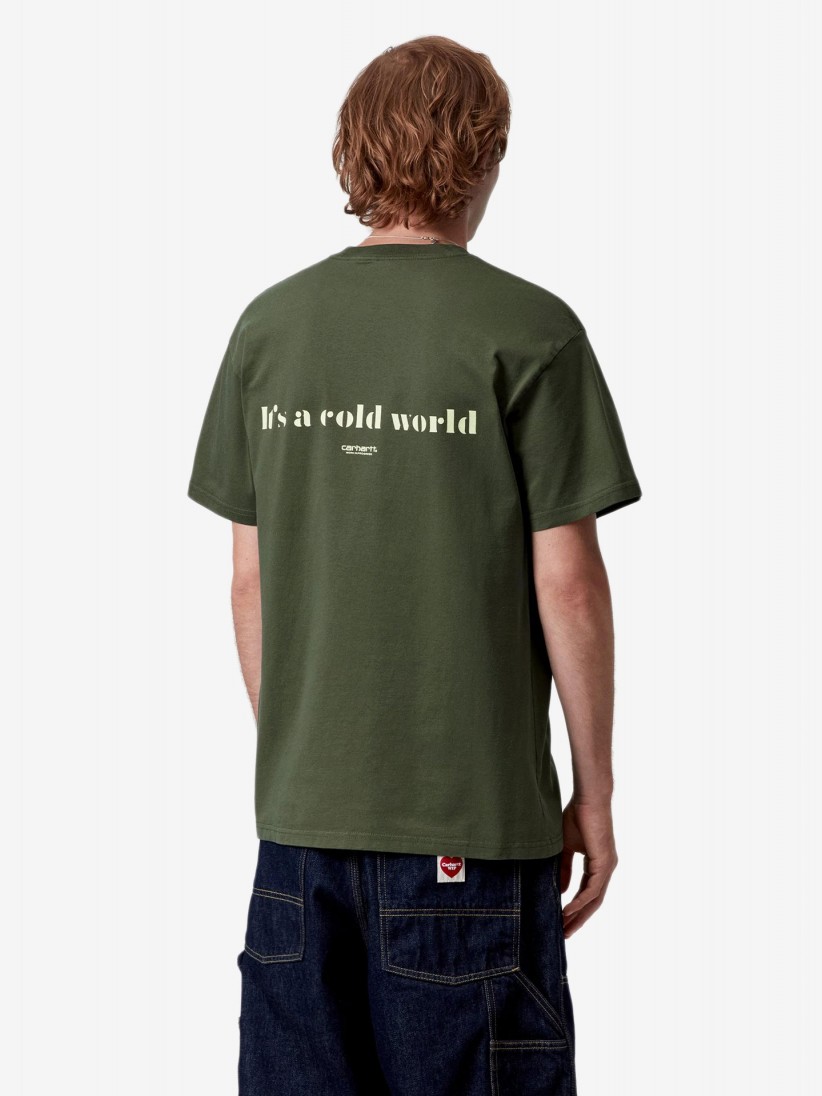 T-shirt Carhartt WIP Cold World Verde
